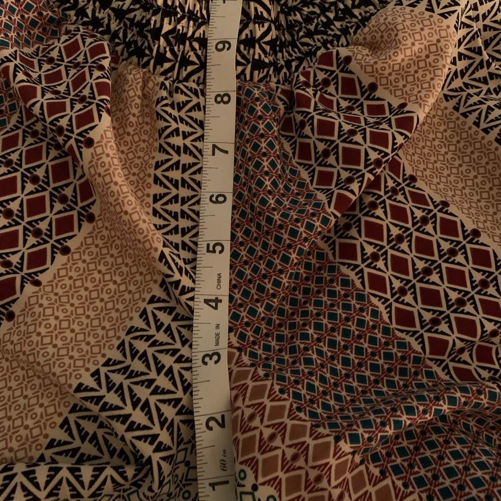 Bobeau Multicolor Geometric Print Pants - Picture 8 of 10